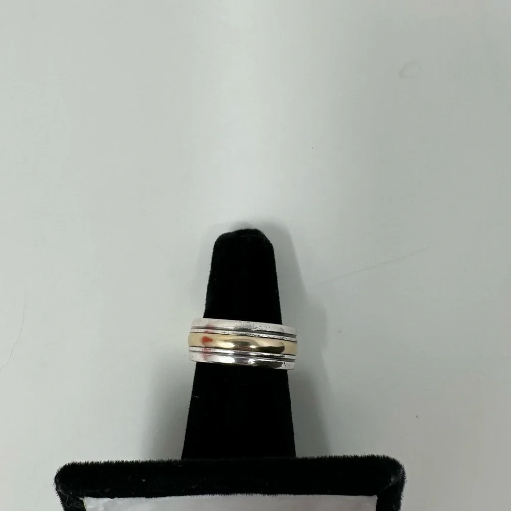 James Avery Retired Gold and Silver Wedding Band Size 5 - Picture 4 of 8